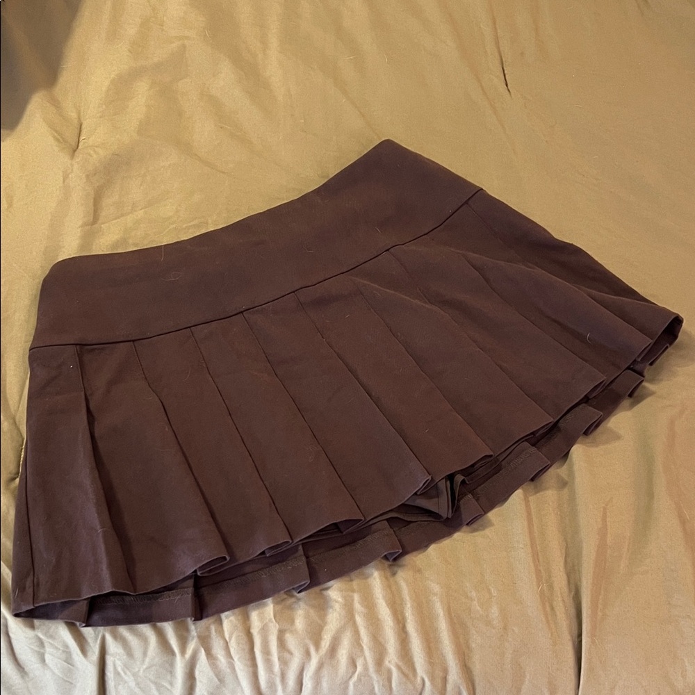 Abercrombie & Fitch Dark Brown Mini Skort
